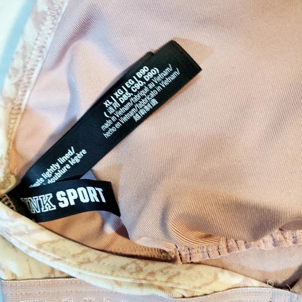 Victoria's Secret Pink Ultimate Lightly Lined Racerback Size XL - Picture 3 of 4